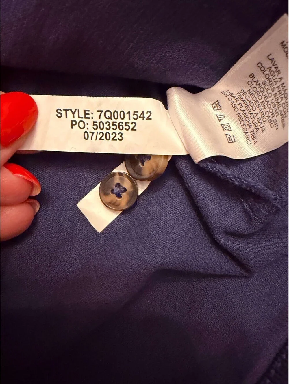 Vineyard Vines Girl's Navy Blue Corduroy Overall Jumper Dress, Size 8 EXCELLENT